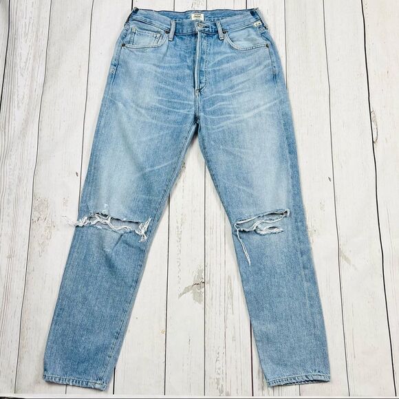 🇺🇸Citizens of Humanity Liya High Rise Classic Fit Crop Jeans - Picture 4 of 14